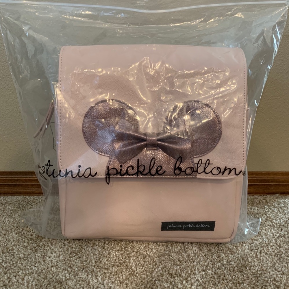 NWT Petunia Pickle Bottom Minnie Mouse Backpack